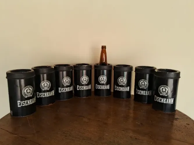 Porta Garrafa 600ml Eisenbahn em Metal - Kit Profissional Bar
