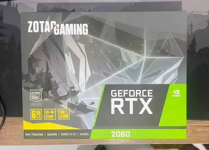Placa De Vídeo Geforce Rtx 2060 6gb Gddr6 Twin Zotac Gaming