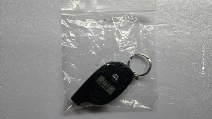Chaveiro Medidor de Pressão Pneus