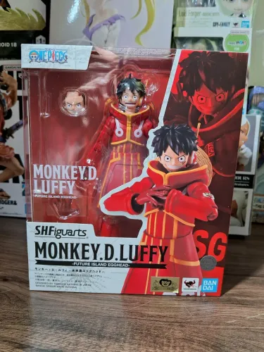 Anime Figure Luffy SH Figuarts Future Island Egghead original lacrado