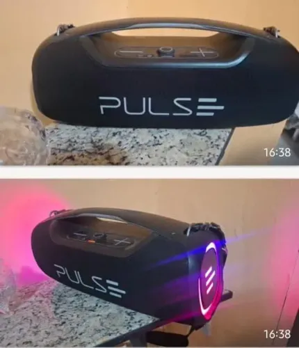 Vendo caixa de som pulse excelente estado de conservação tem apenas 8 meses de uso bateria
