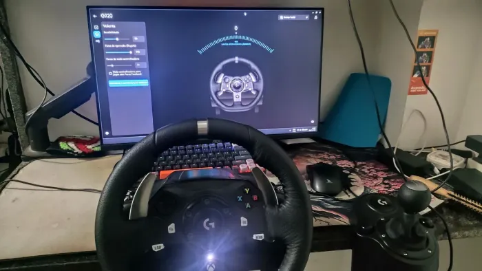 Volante g920 + câmbio H e pedais (aceito ofertas!!!)