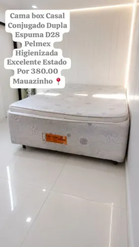Cama box Casal Espuma Pelmex Excelente Estado Desapego Entrego Nas Proximidades