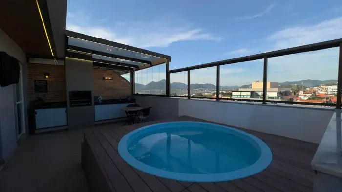 JO896V - Cobertura Porteira Fechada com Vista Mar e Lagoa | 2 Quartos | Piscina Privativa