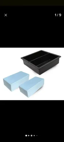 Forma de plástico para tijolinho de concreto 