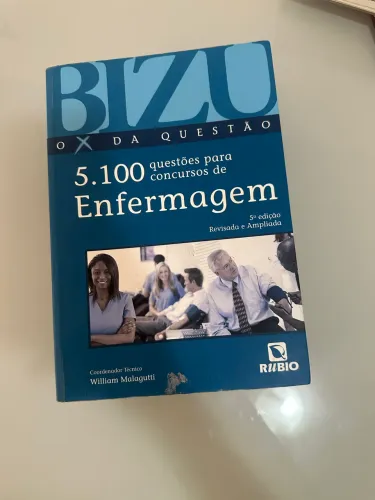 Livro  para concurso 5100 questões de enfermagem 
