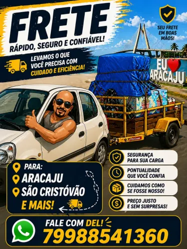 Frete rápido e seguro
