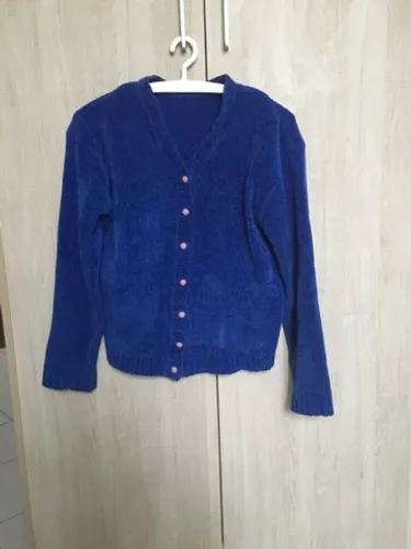Cardigã / sueter azul TAM. M
