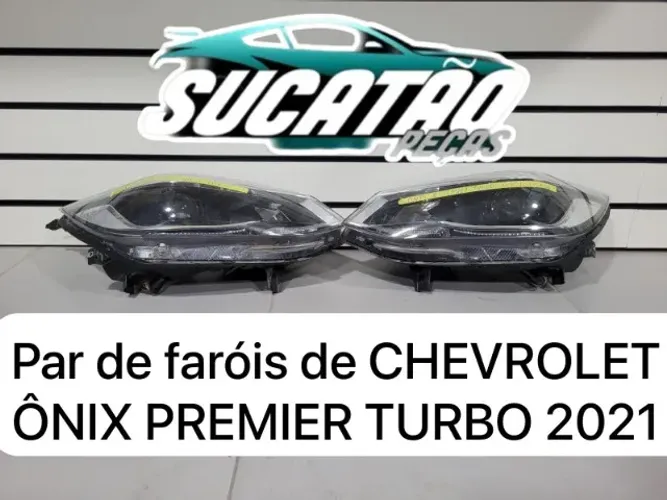 Par de faróis de Chevrolet Ônix Premier Turbo 2021