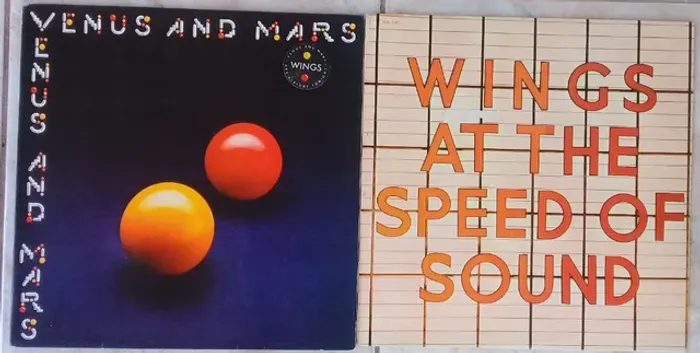 paul mccartney(wings) 2lps-1975/1976