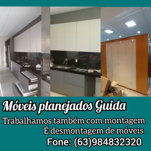 Trabalhamos com montagem e desmontagem 