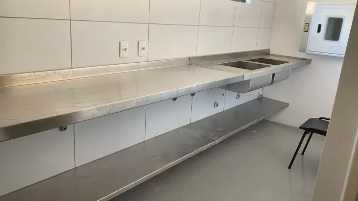 Bancadas em aço inox