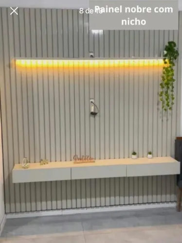 painel ripado com led[briza]