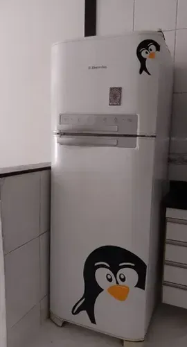 Geladeira/Refrigerador Electrolux Frost Free - Duplex 430L Celebrate Blue Touch DF50