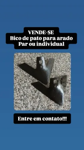 Bico de pato para arado - Par