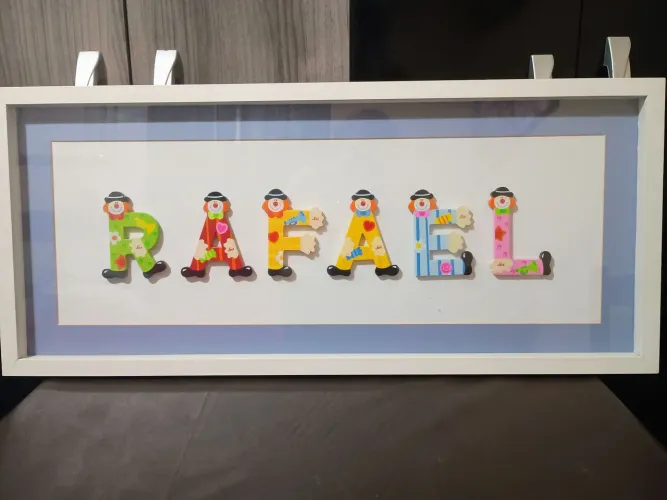Quadro Decorativo Nome Rafael