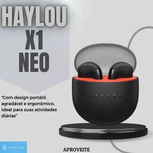 Fone Sem Fio Haylou X1 Neo Bluetooth | Garantia | Modo Jogo | Pronta Entrega
