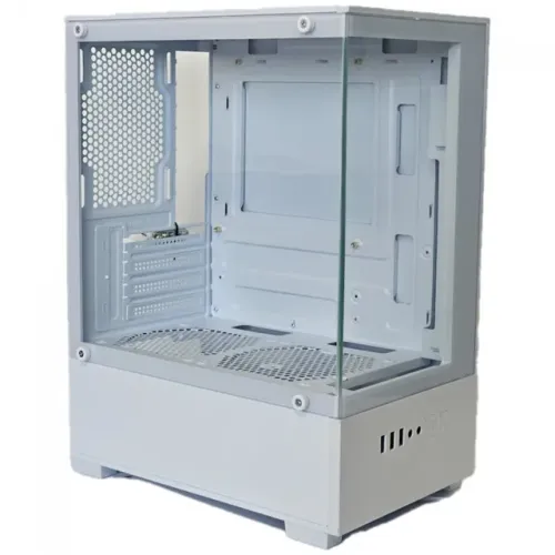 Gabinete Gamer Duex DXGW3C White *Com 3 Fans* - Micro-ATX, Mini-ITX - WZetta