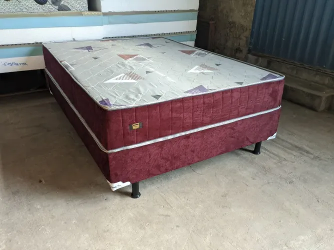 Cama Box Casal / Colchão+Colchão grosso