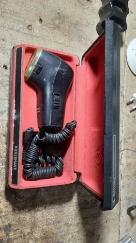 Barbeador Philips elétrico philishave vintage colecionador 