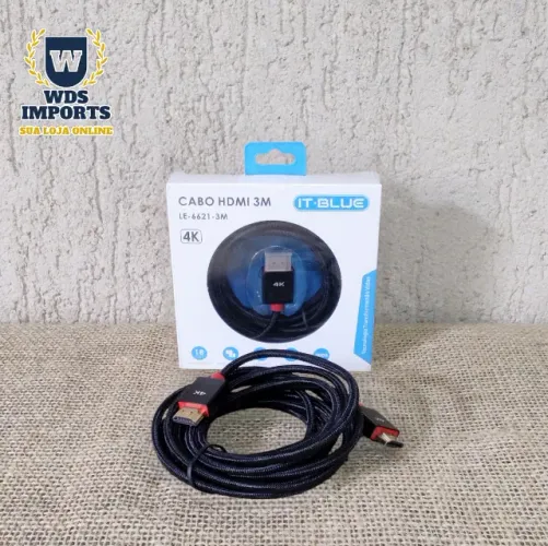 Cabo Hdmi 4K 3 Metros