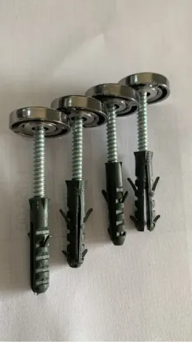 Botão para fixação de quadros (Botão rosca interna) - 4 unidades