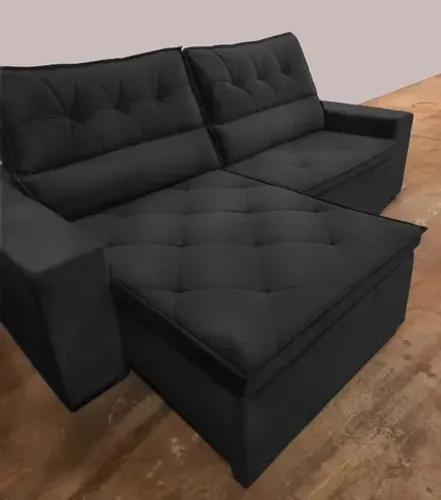Sofa retratil e reclinavel 2,10 molas ensacadas (novo e direto da fabrica)
