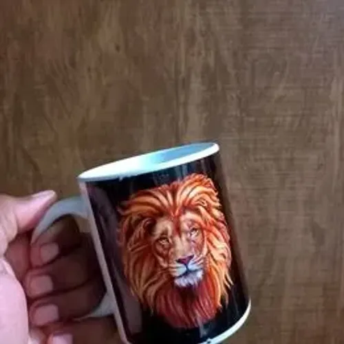 Caneca de Vidro - QUE RUJA O LEÃO (JC Personalizado)