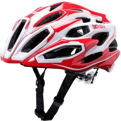 Capacete para Ciclismo Kali (Vermelho/Branco) - NOVO