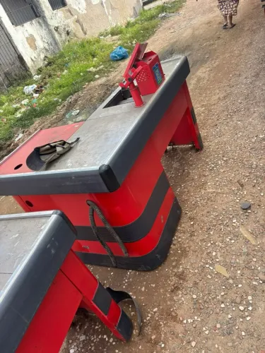 Balcão de Caixa tipo Checkout - Fixo - para Mercados e Comércio 