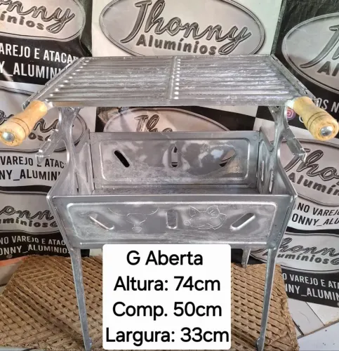 **Churrasqueira desmontável** 