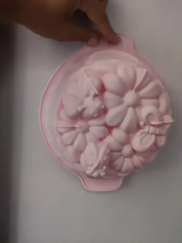 Forma de silicone floral