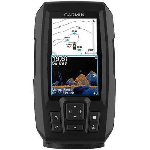 GPS Garmin Striker Vivid 4CV + Transductor GT20 - Lacrado na caixa