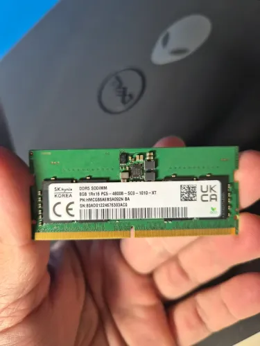 Memória original Dell G15 ? 8 GB DDR5 4800 MHz