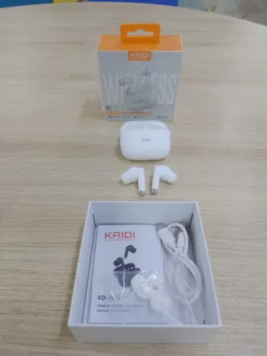 fone bluetooth sem fio KRIDI KD-7015 Bluetooth 5.4 touch bateria longa