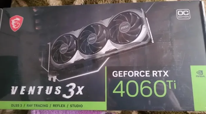 Placa de video 4060 TI 8gb - Ventus 3x MSI