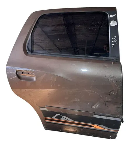 Porta Spin Active 2018/2019 Traseira Direita Cinza Avariada