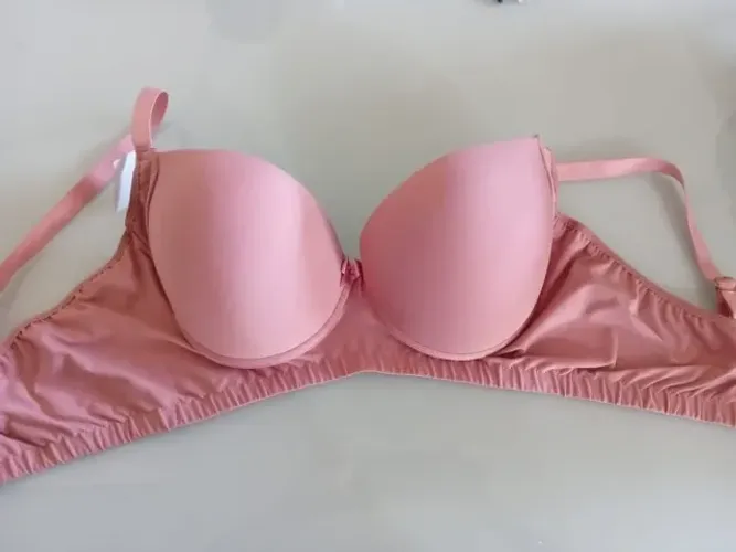 Sutiã Plus Size Reforçado Micro. Alça Larga Com Bojo