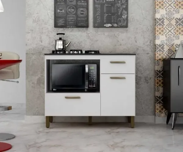 Balcão P/ Cooktop 4 ou 5 Bocas DIVIDIMOS EM ATE 10X SEM JUROS C