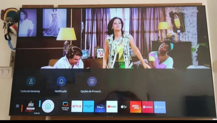 Smart tv Samsung 4K 50 polegadas, Xbox integrado