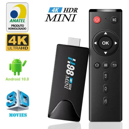 Smart TV Stick Mini TV Stick Android 10 4K 5G Novo modelo