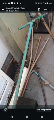 Ferramentas de construção usadas trado completo 