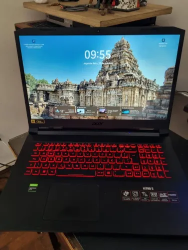 Notebook Gamer Acer Nitro 5, tela 17, Corei5 11400H 11° Gen, GTX 1650, 24gb RAM, 500gb NVM