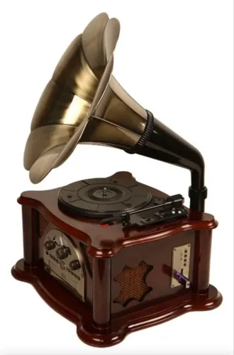 Gramofone antigo impecável 