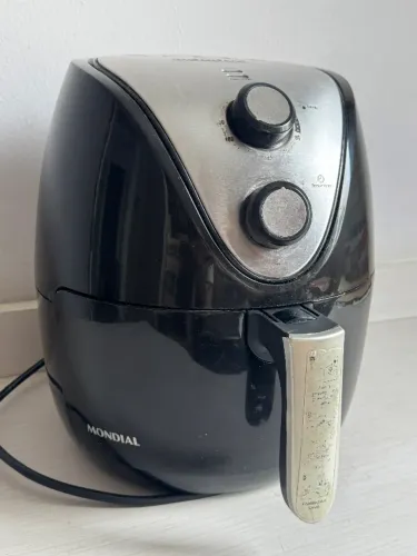 Fritadeira Sem Óleo Air Fryer 3,5L Mondial Preto/Inox, 1500W, 110V - AF-30 I - Family IV