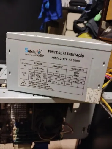Fonte ATX-P4 500W usada - PC