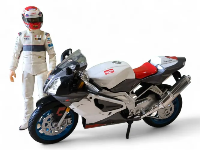 Maisto 1:12 Aprilia RSV 1000R diecast miniatura
