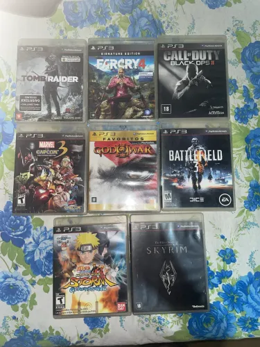 Jogos originais PS3 - MÍDIA FÍSICA