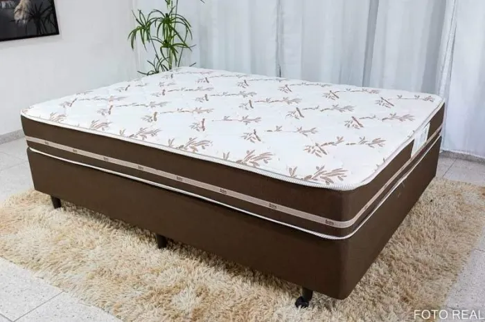 Box casal com colchão de molas superlastic / ENTREGA HOJE !!!