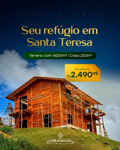 Seu Refúgio dos sonhos em Santa Teresa, oportunidade única.